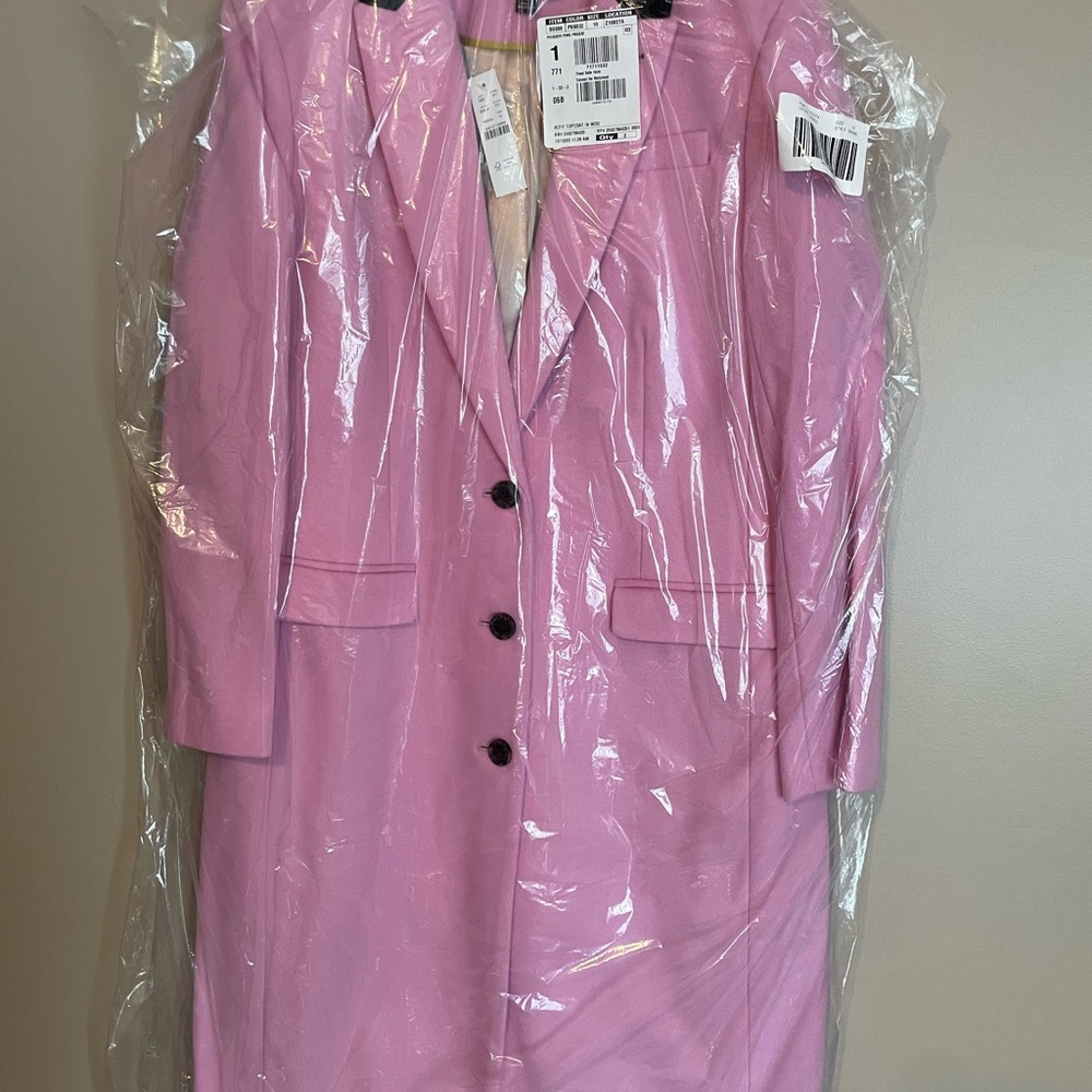 ✨NWT✨  J. Crew Alfie Topcoat in Picador Pink Italian Wool Blend Coat - Picture 9 of 14